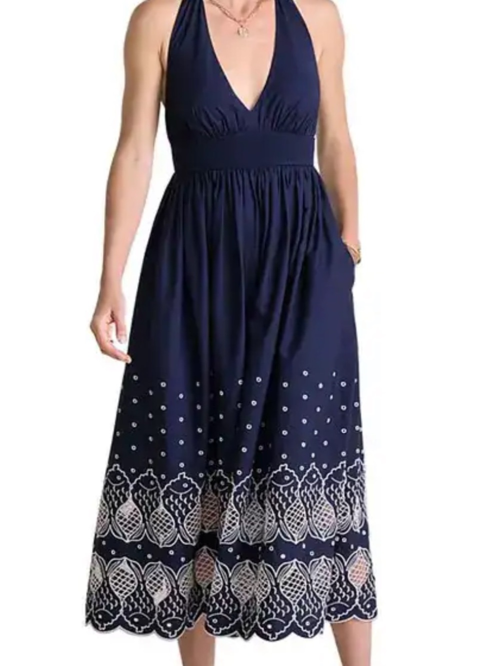 Vineyard Vines Sconset Fish Eyelet Dress